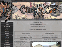Tablet Screenshot of cincycon.org